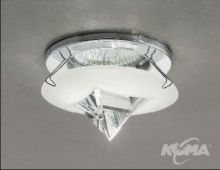 Stropowa oprawa 50W MR16/12V chrom / kryształ